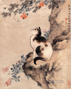 Chino Painting - Gato Shenquan chino tradicional